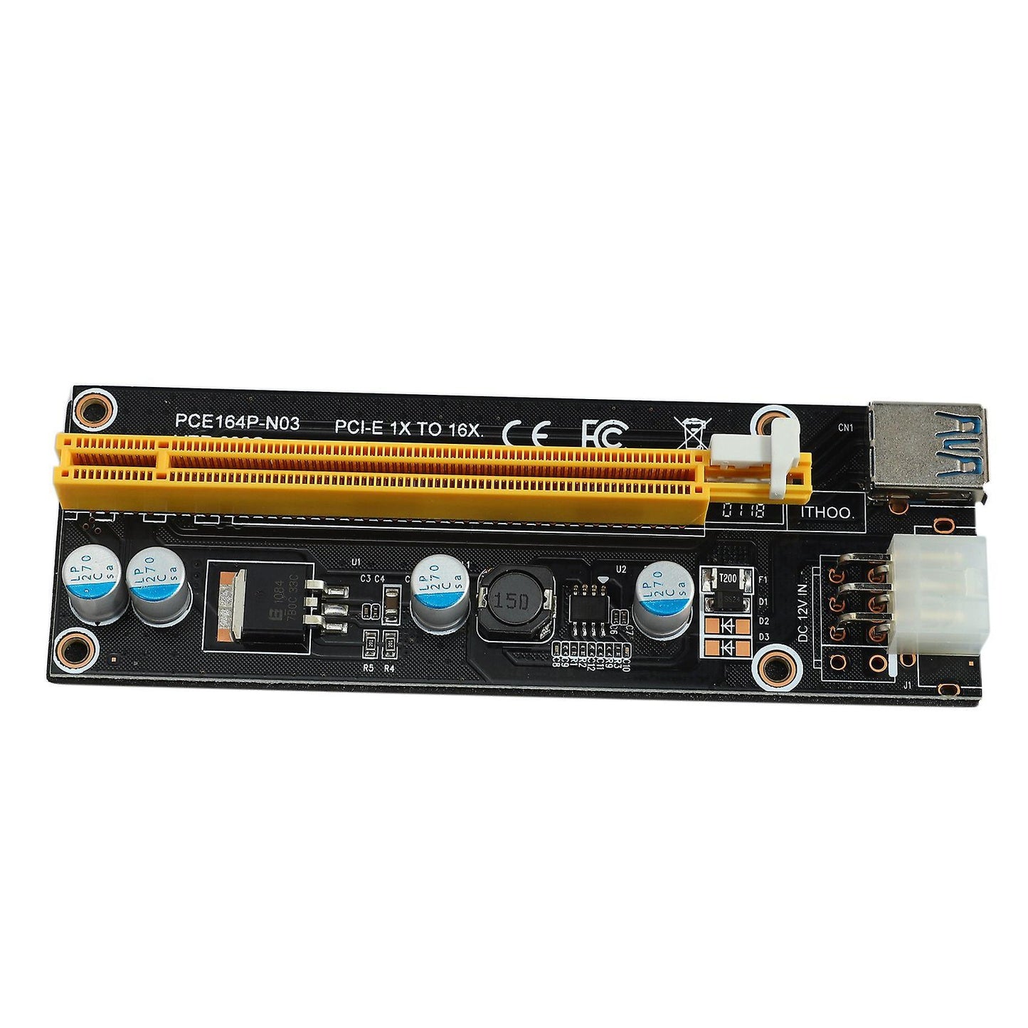 M2 to Usb3.0 Pcie 16x 1x Extender with Power