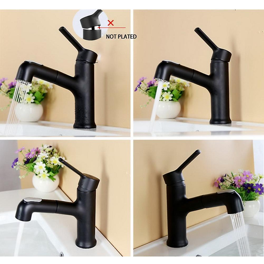 Basin Faucet Copper Kitchen Sink Taps 2 Modes for Bathroom Bar Sink