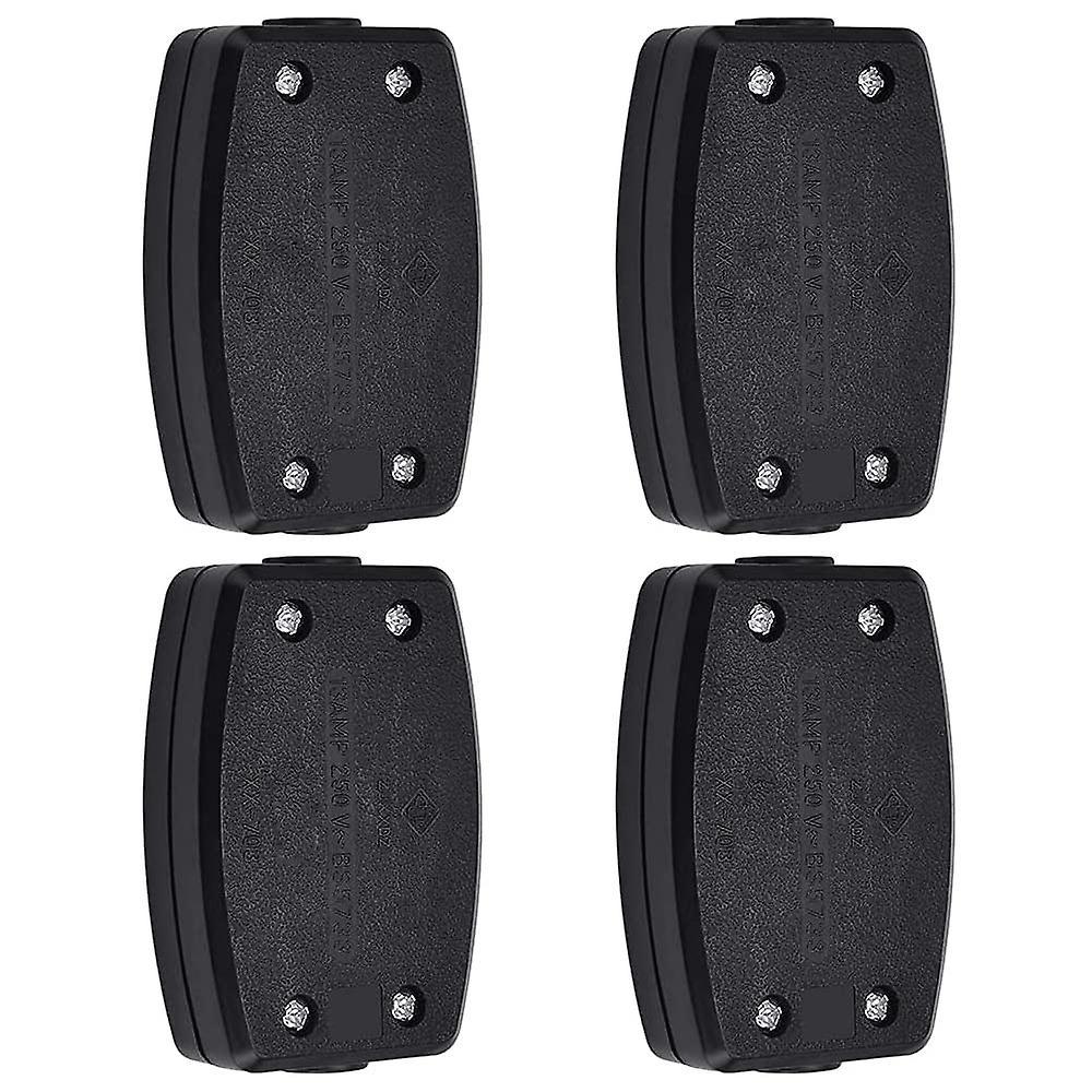 3 Terminal Electrical Junction Box 4 Pack for Outdoor Lighting