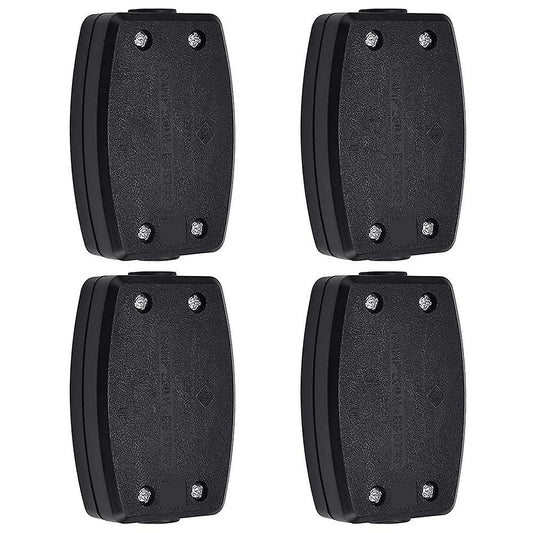 3 Terminal Electrical Junction Box 4 Pack for Outdoor Lighting