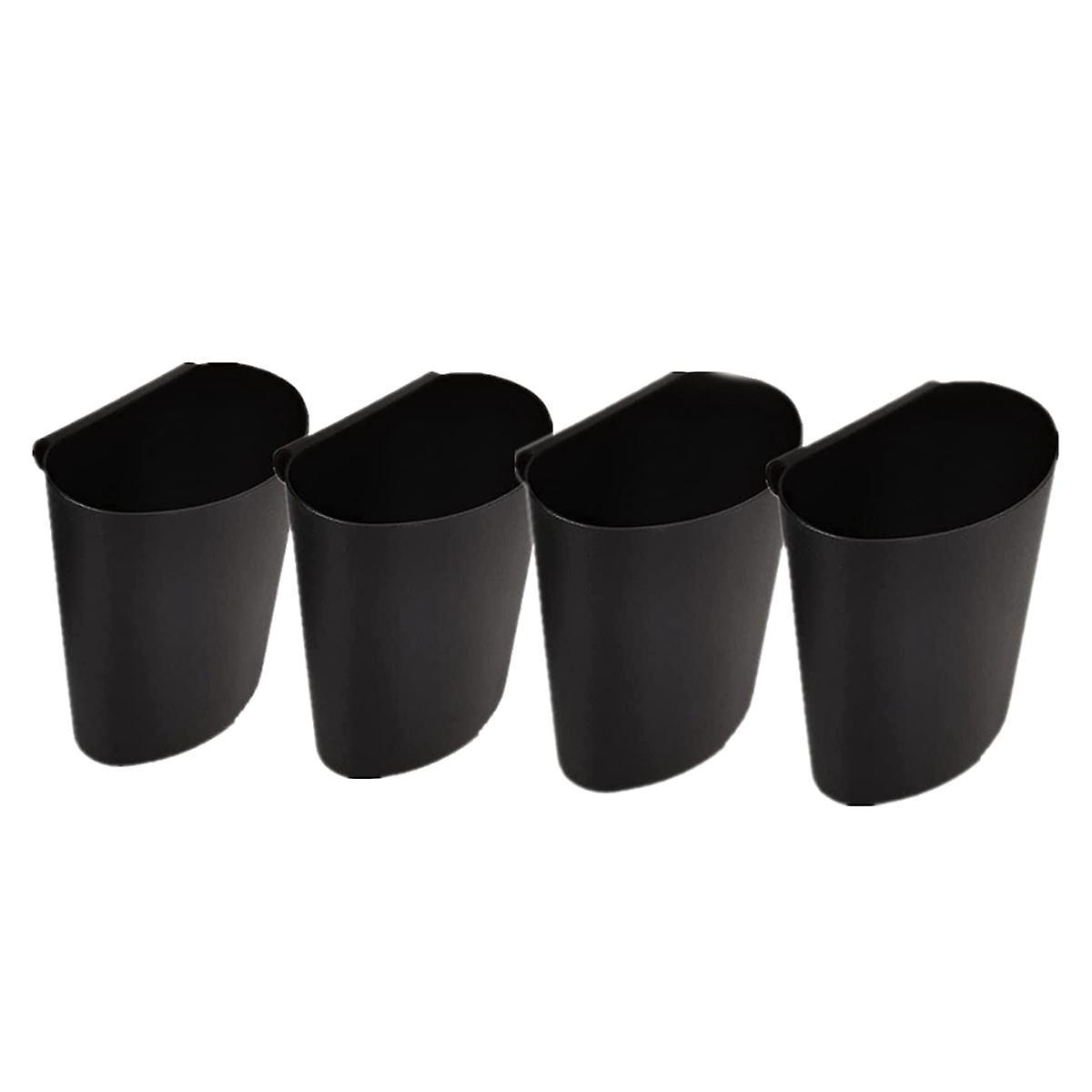 4 Pieces Of Hanging Basket Portable Storage Basket Tool Black