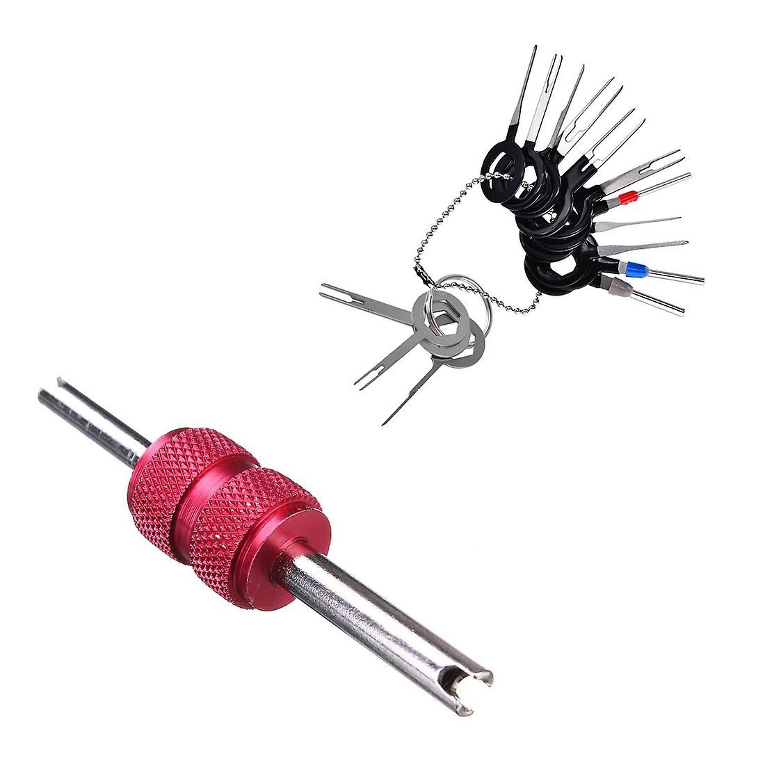 14pcs Auto Terminals Removal Key Tool Set (silver)