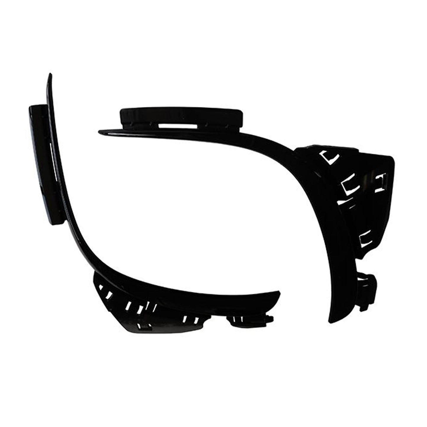 2pcs Left&right Front Bumper Fog Light Trim Strips Frame for Mercedes