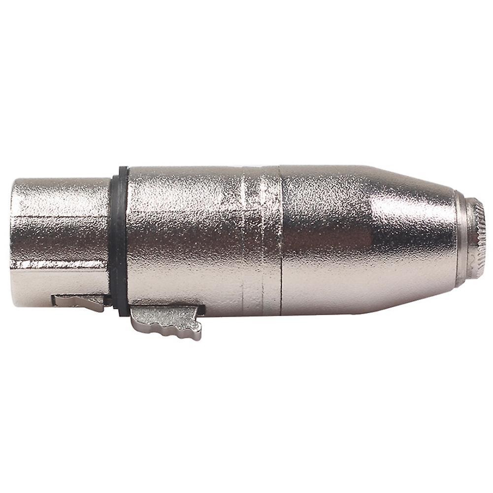 3.5mm Female Head to Big Three-core Balanced Microphone Audio Adapter