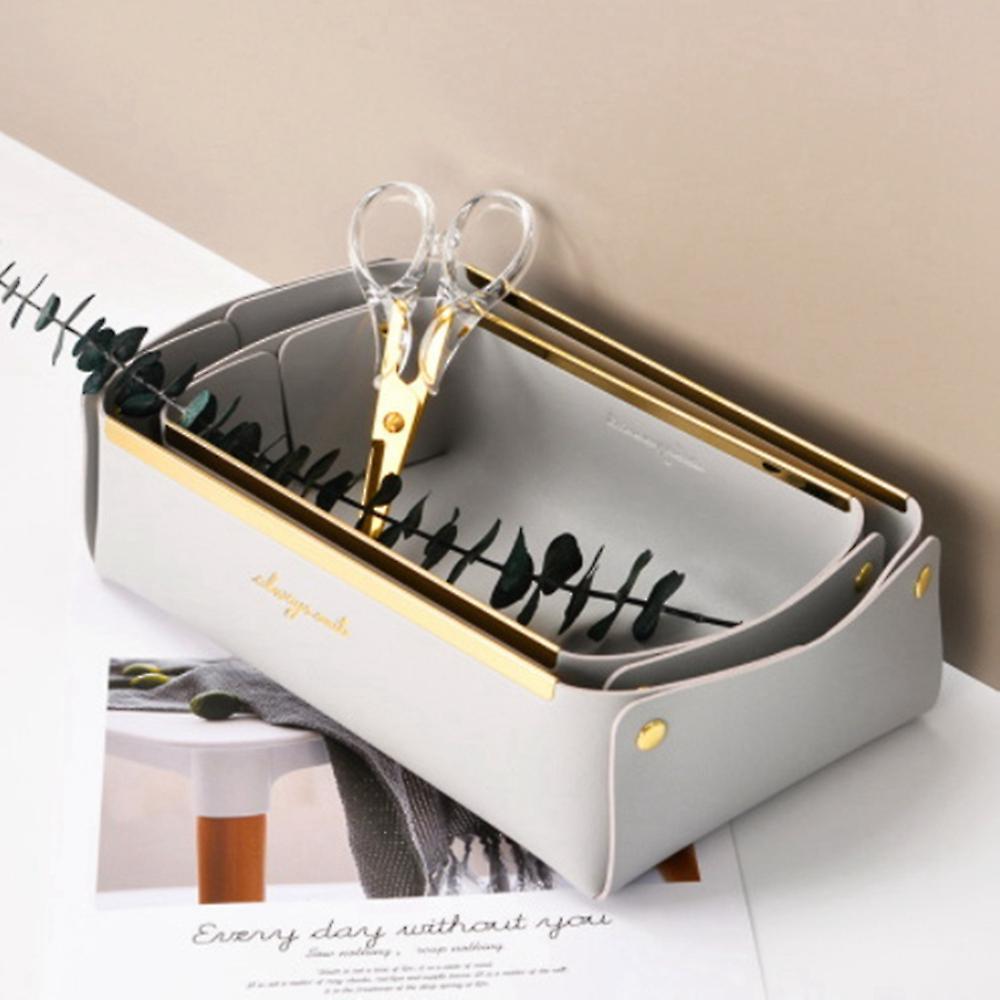 Desktop Rectangular Storage Box Key Jewelry Cosmetics Storage Tray