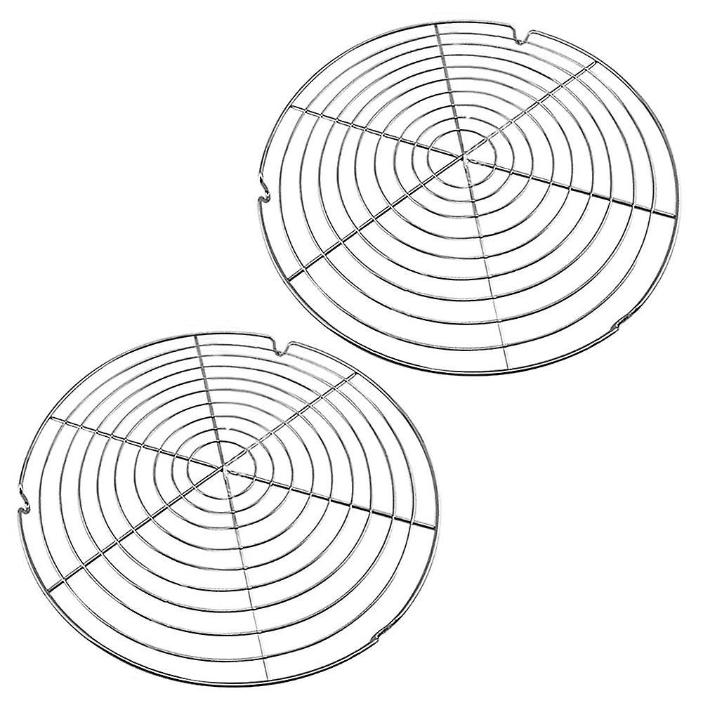 2pieces Cake Rack 30.5cm,metal Cake Cooler,for Even and Fast Cooling