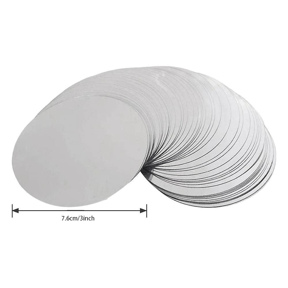 150 Pcs 3 Inch Silver Wine Pourer Discs Drip-proof Drop Drip