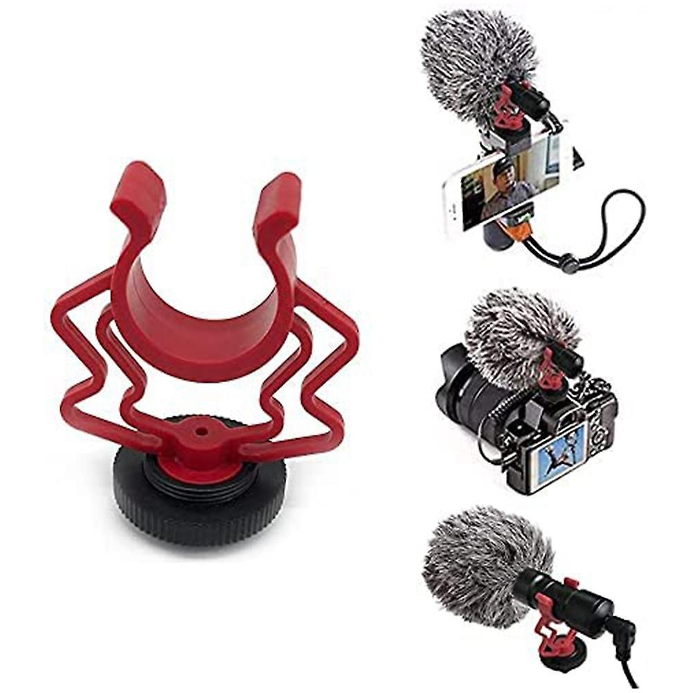 2pcs Universal Microphone Wavy Shock Mount Adapter Plastic