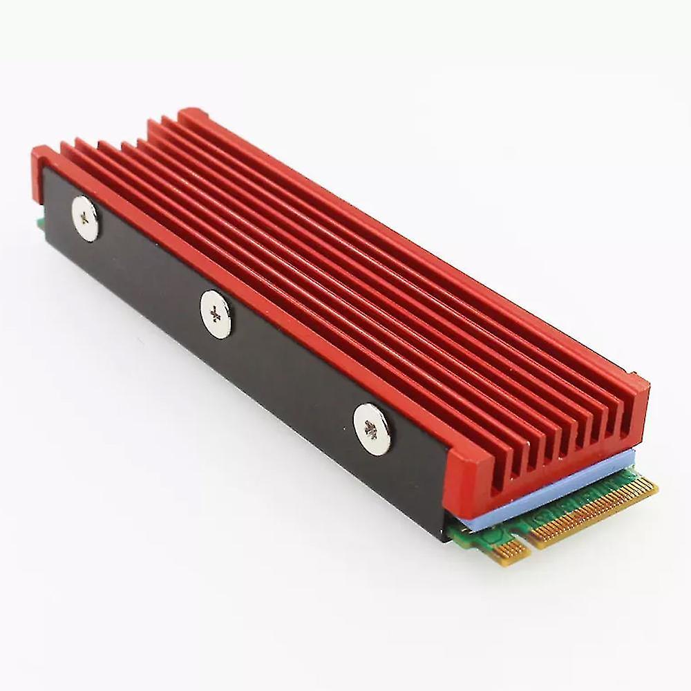 Jeyi Cooling Warship Aluminum M.2 Heatsink for Ngff M.2 2280-red