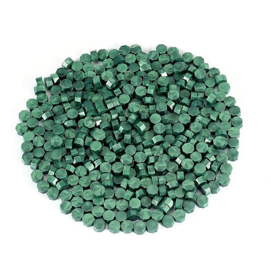 Sealing Wax Beads, 200 Pieces Wax Seal Beads, Green Wax Seal