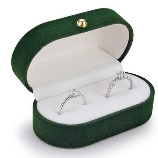 Velvet Silk Pair Ring Box Wedding Ring Box Single Ring Box Wedding C