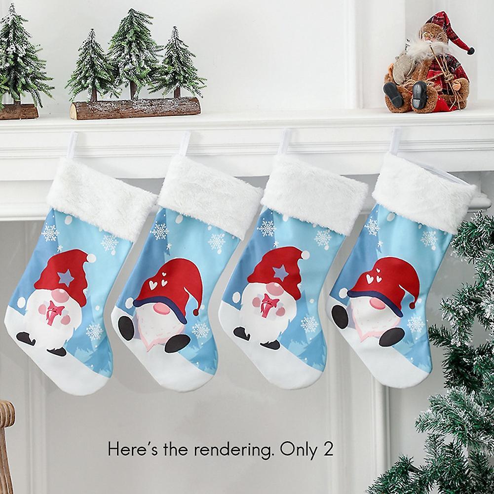Christmas Decorations Printing Stocking Xmas Tree Hanging Pendant