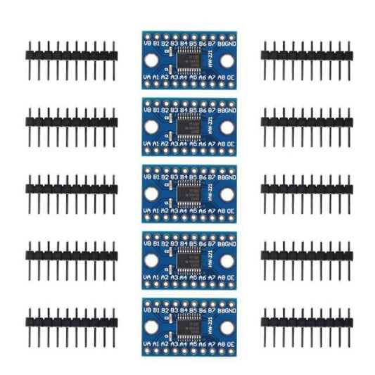 5pcs Txs0108e 8 Channel Logic Level Converter Bi-directional