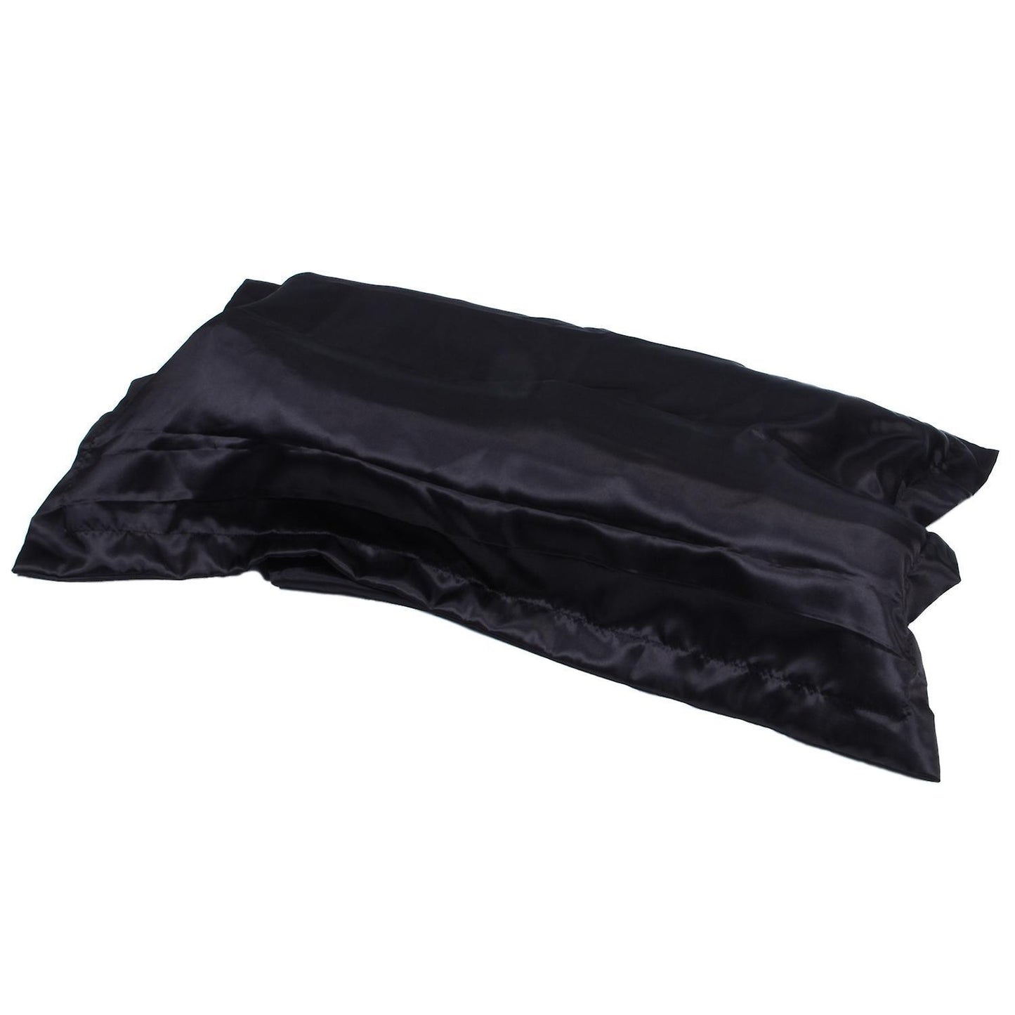 Emulation Silk Pillowcase Single Pillow Cover 48*74cm #75280(black)