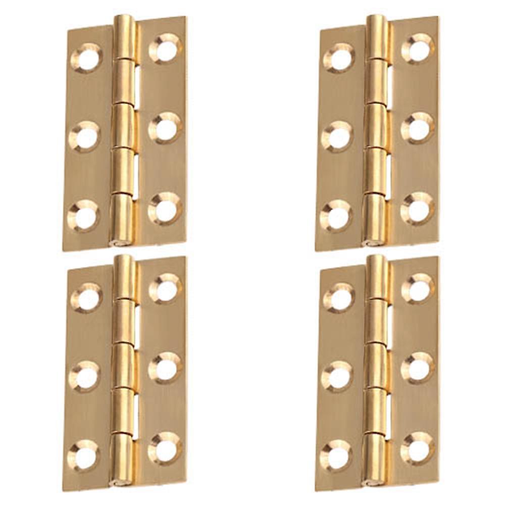 4 Pieces Of Solid Brass Hip Hinge 5.1 Cm Suitable for Cabinet Doors