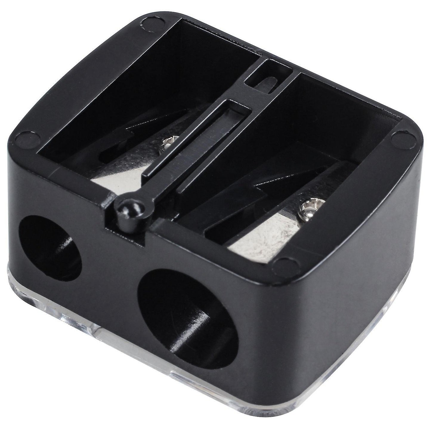 Precision Cosmetic Pencil Sharpener for Eyebrow Eyeliner 2 Holes