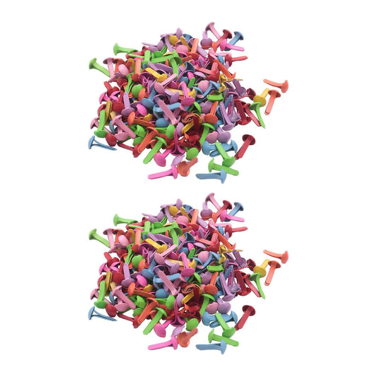 200 Mini Attaches Multicolore Scrapbooking Bricolage Outil 4.5mm