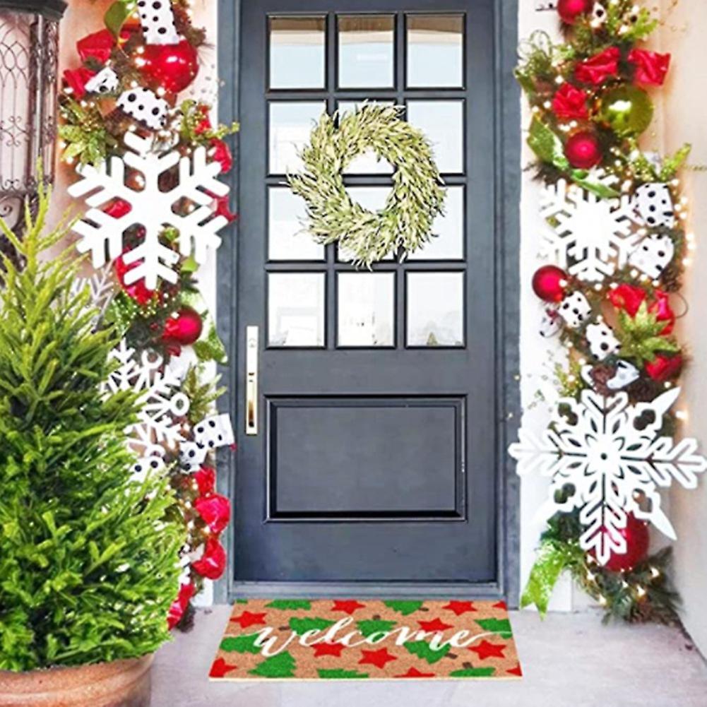 Indoor Entrance Christmas Doormats Welcome Home Carpet Front Door