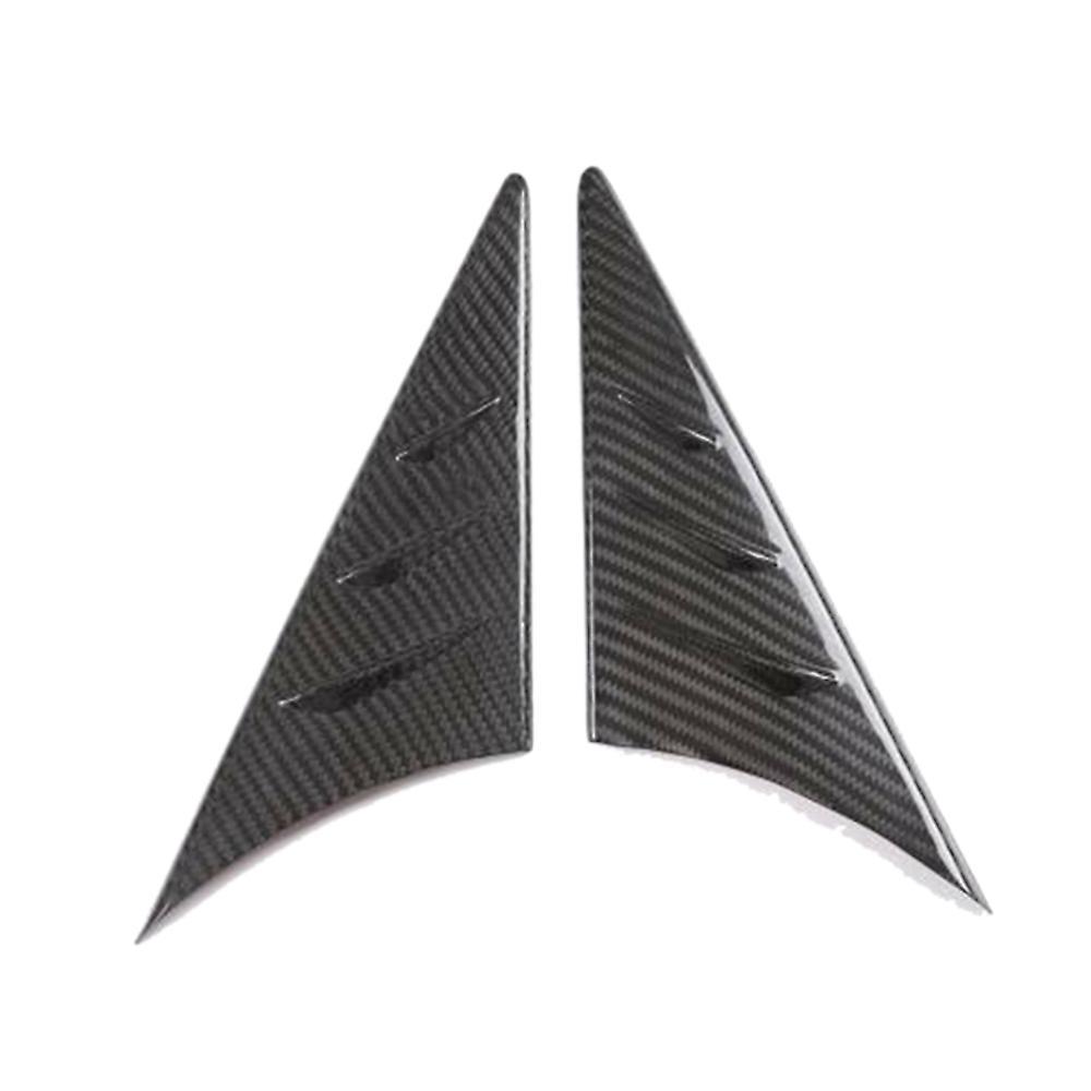 Car Carbon Fiber Triangular Spoiler Trim for Toyota Supra A90 19-21