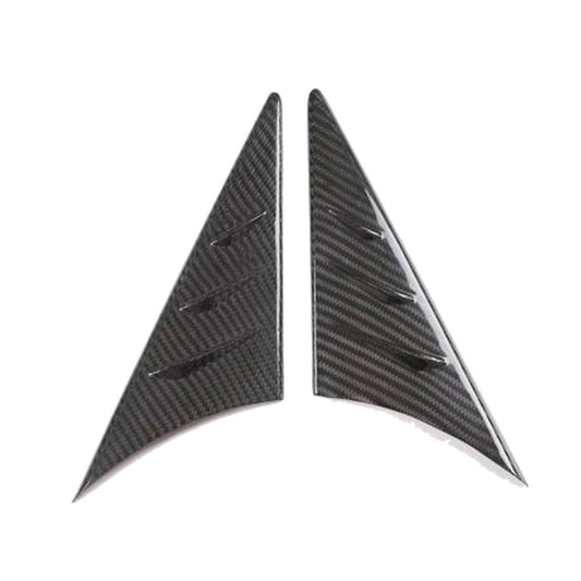 Car Carbon Fiber Triangular Spoiler Trim for Toyota Supra A90 19-21
