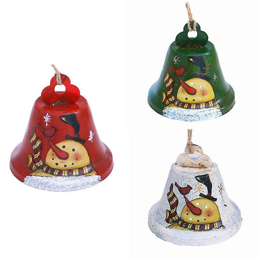 Retro Made Of Bells Pendant Iron Bell Doorknob Decor Christmas Tree B