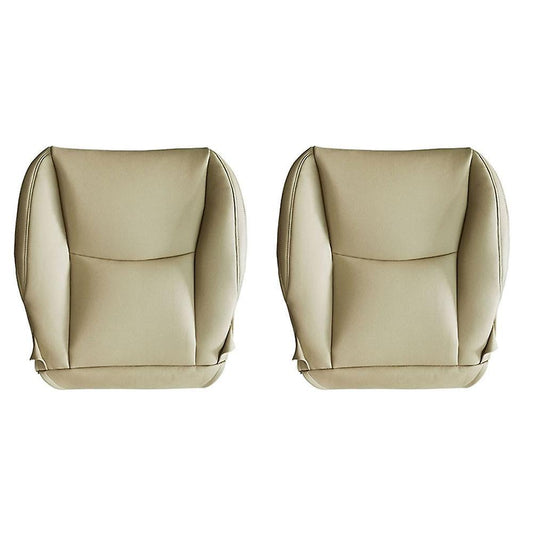 2x Driver Side Bottom Car Seats Cover Interior Seats Mat Beige