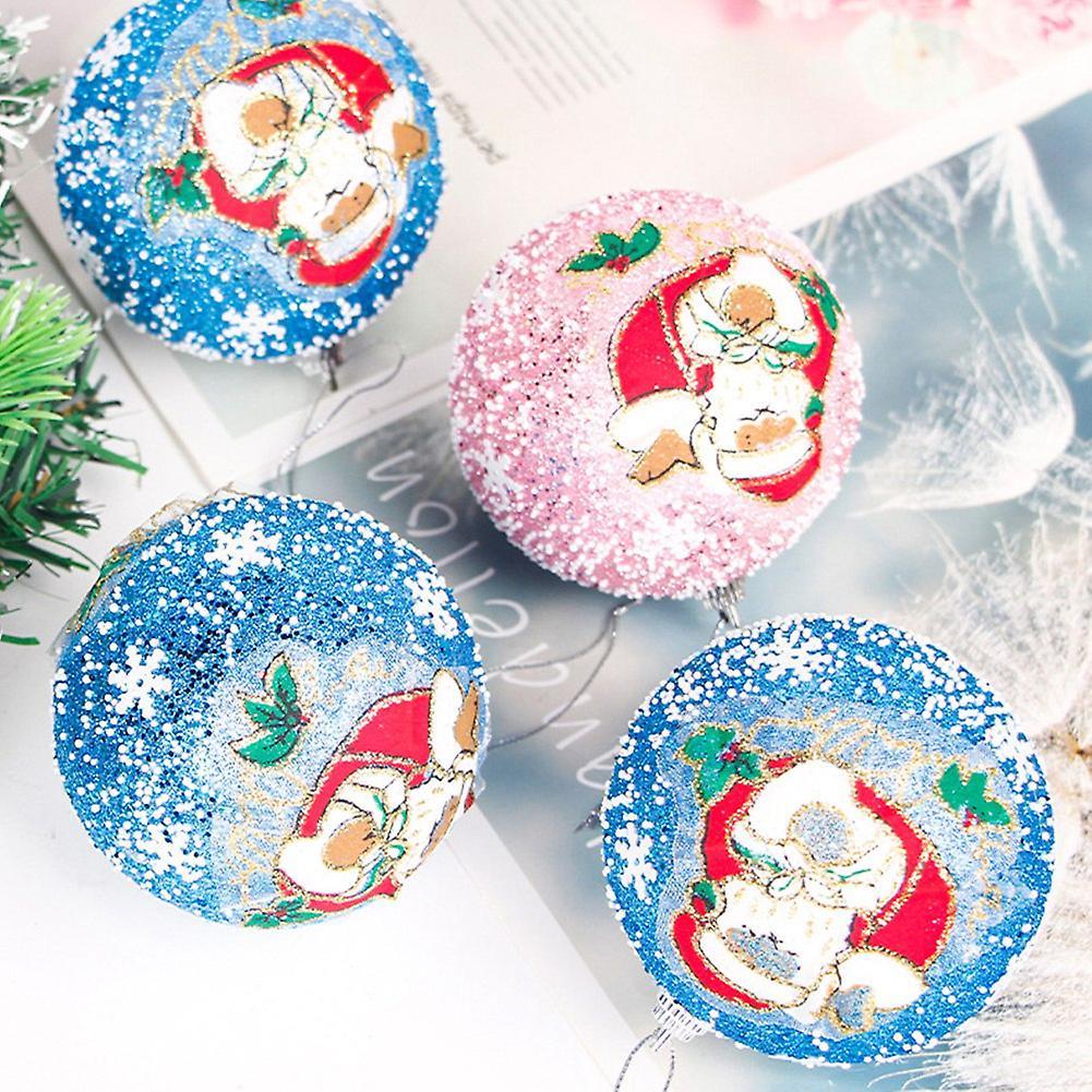 Christmas Tree Balls Small Bauble Hanging Home Party Ornament ,blue
