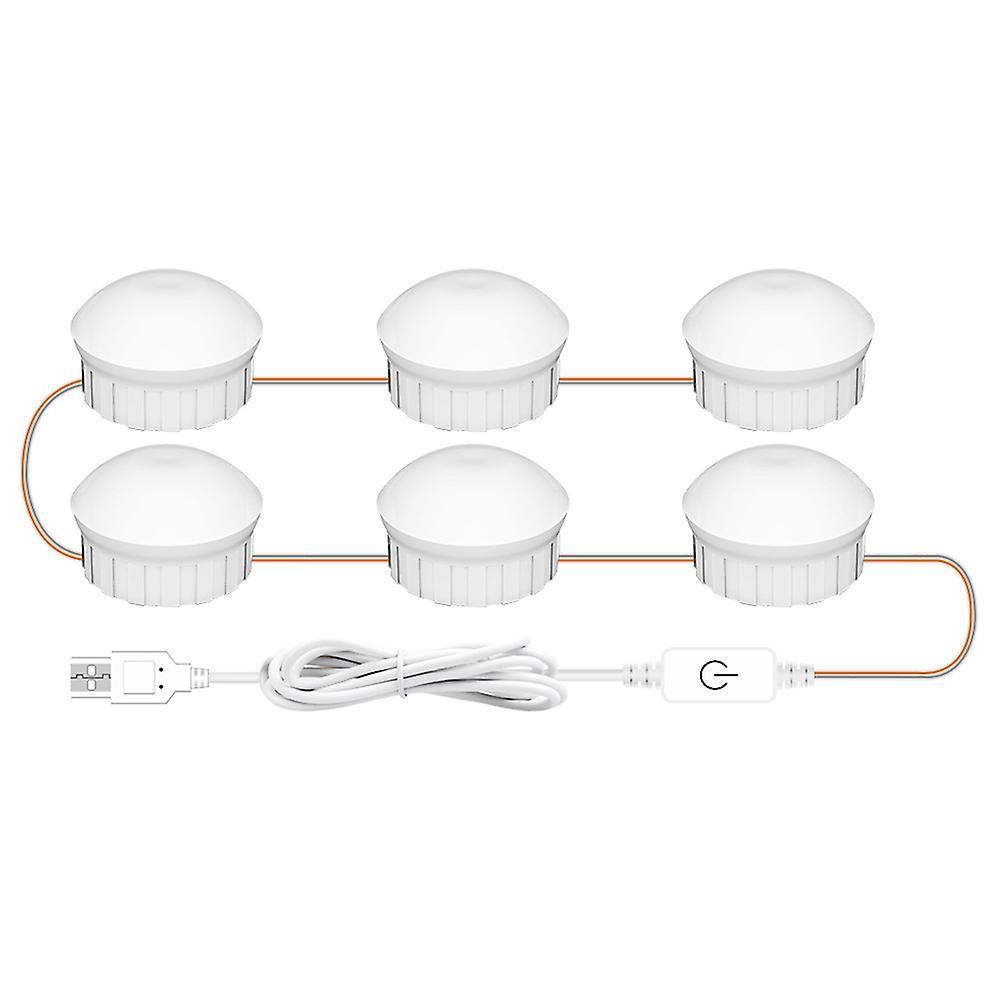 3 Colors Makeup Mirror Lamp Led Professional Press Dimming Dressing-a