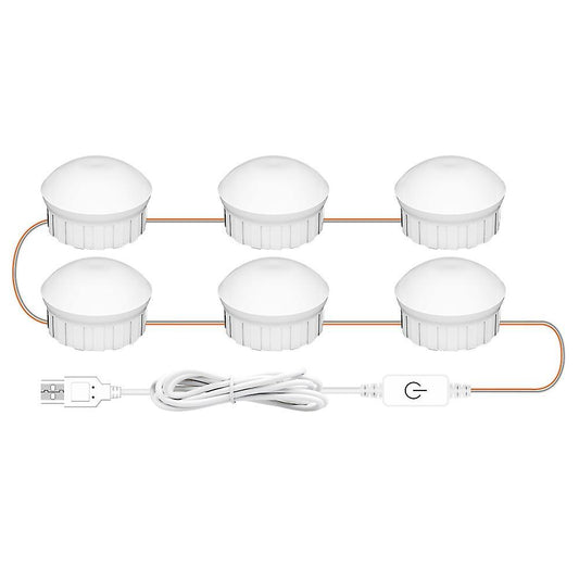 3 Colors Makeup Mirror Lamp Led Professional Press Dimming Dressing-a