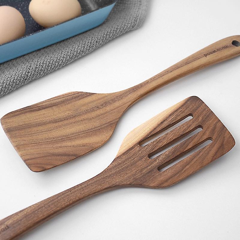 Musowood Teak Solid Wood Special Cooking Spatula for Kitchen Spatula