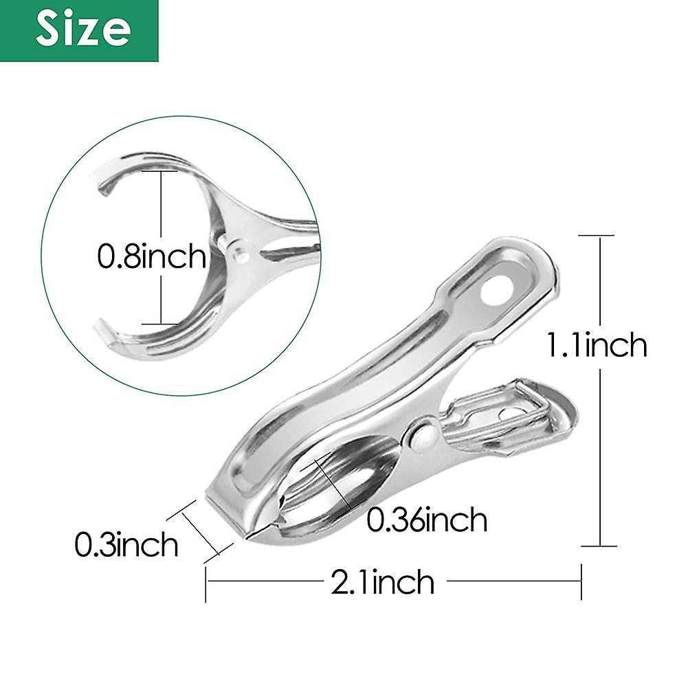 20pcs Garden Clips,stainless Steel Greenhouse Clips for Netting,plant