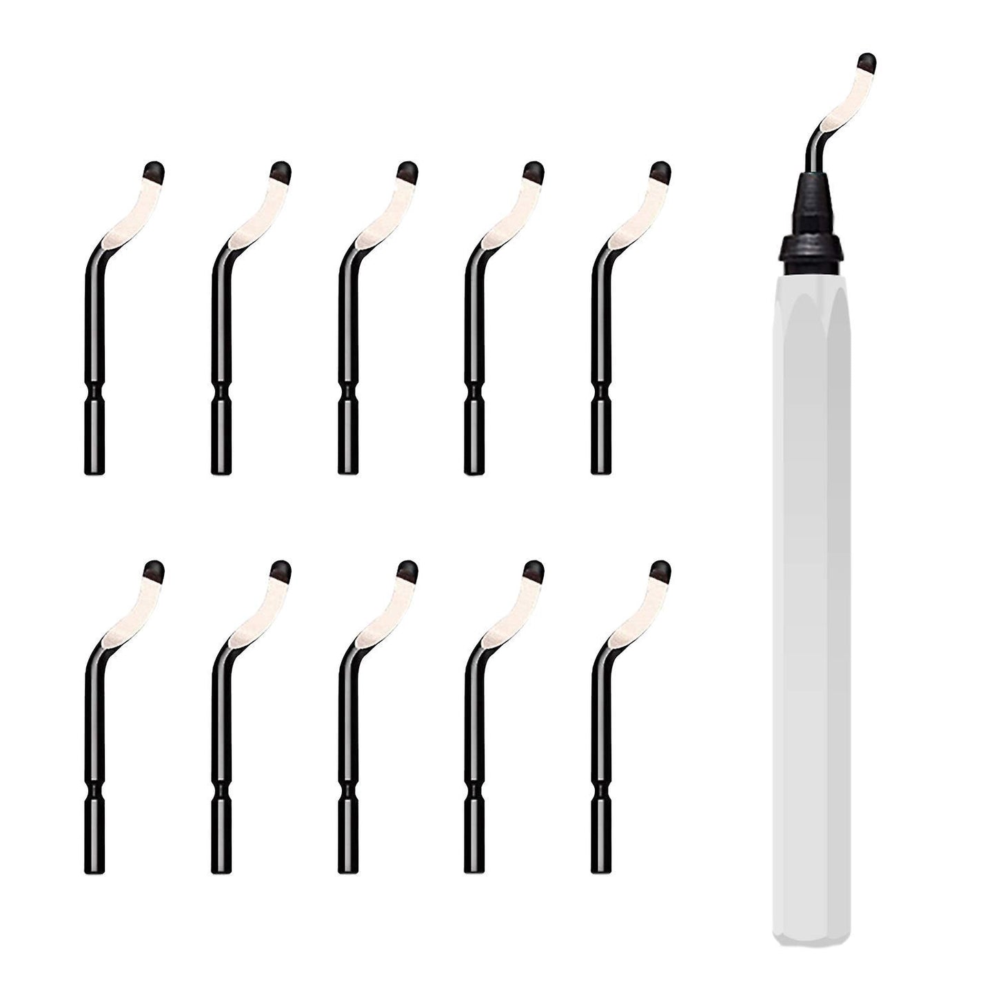 11 Pcs Rotary Hand Deburring Tool Kit for Cutting Deburrs Wood B