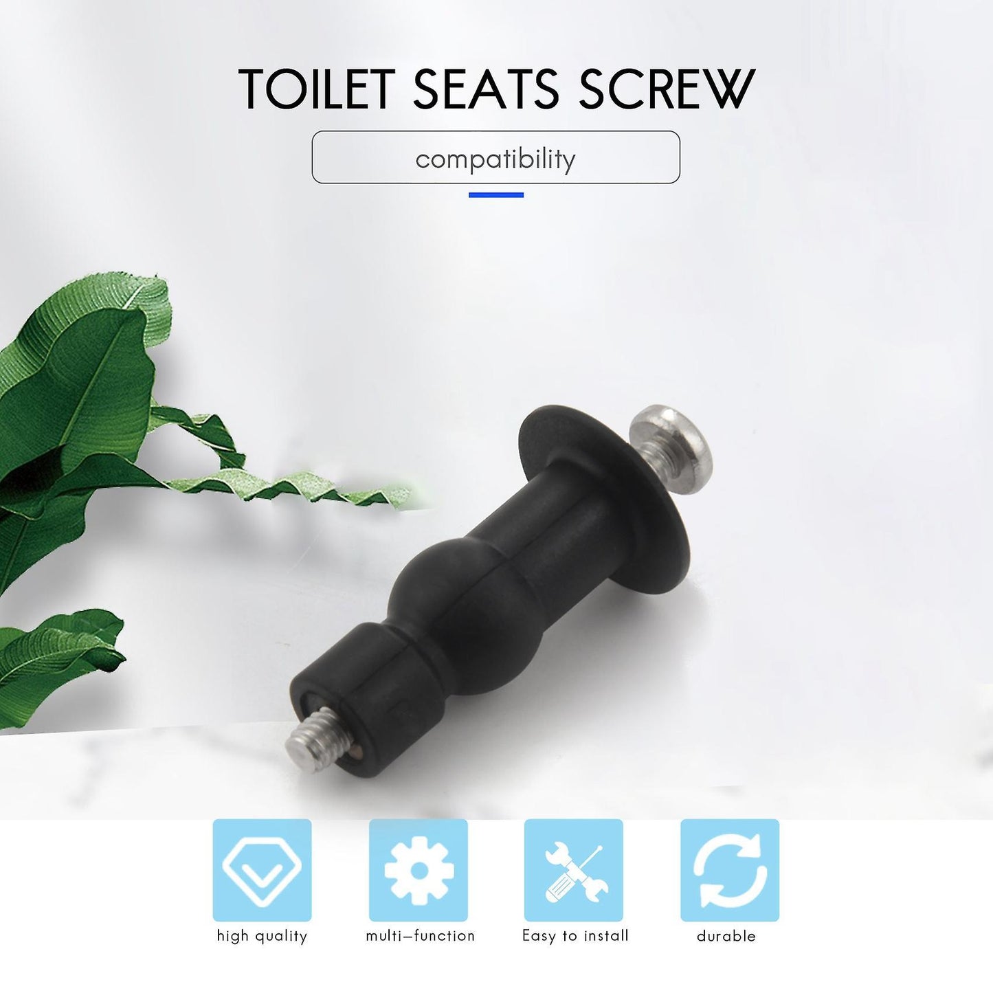 Universal Toilet Seats Screw Include Top Fix Nuts Screws,bottom Mount
