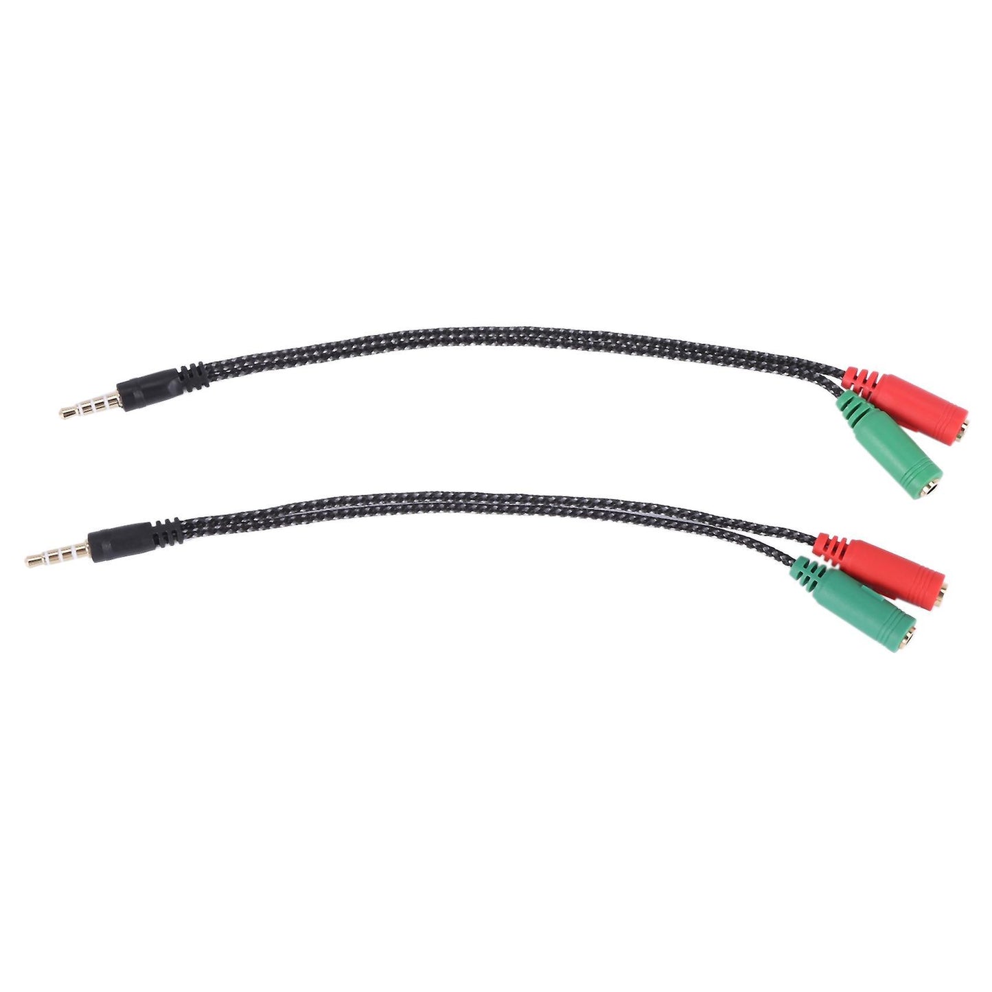 1 Pcs Cable Adapter 2 In 1 Splitter 4 Pole 3.5mm Audio Cable for Pc