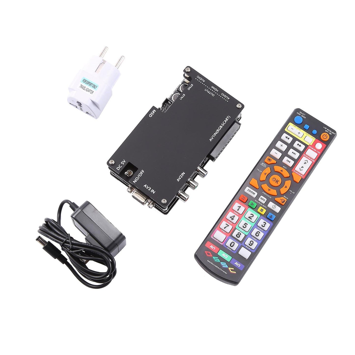 Ossc Hdmi Converter Kit for Game Consoles ,us Plug Add Eu Adapter