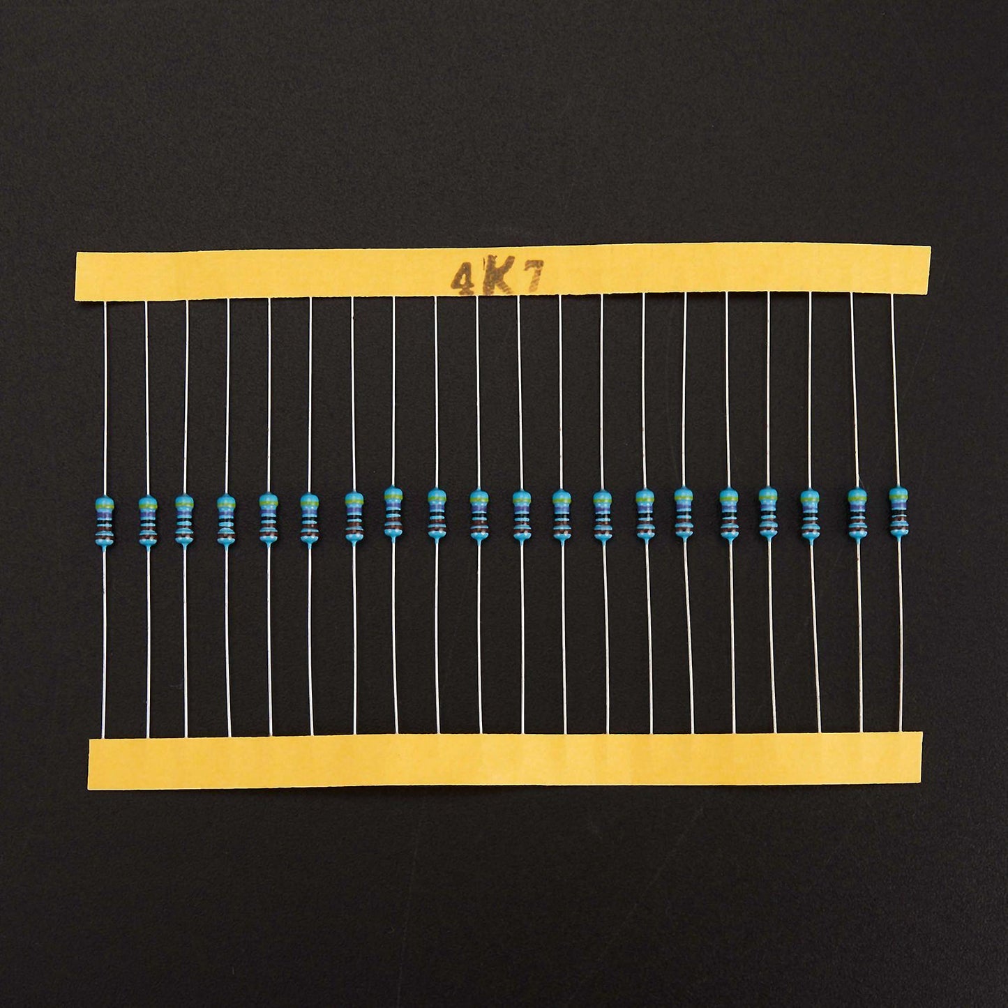 600 Pcs 30 Kinds Each Value Metal Film Resistor Pack 1/4w 1%