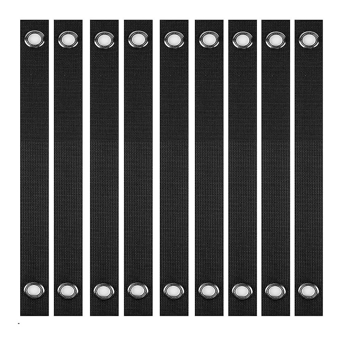 9 Pieces Of 17.7-inch Tree Straps with Buttonholes for Tightening