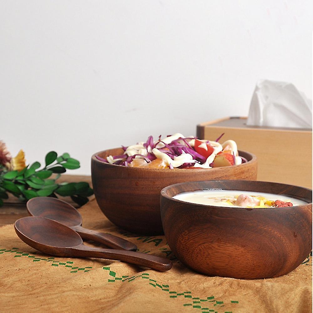 Acacia Wood for Fruits, Noodle, Salad Wooden Spoon 6.1x1.5inch
