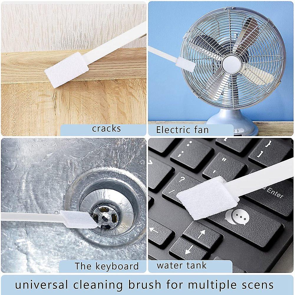 40 Pieces Disposable Crevice Cleaning Brush Crevice Hole Brush Toilet