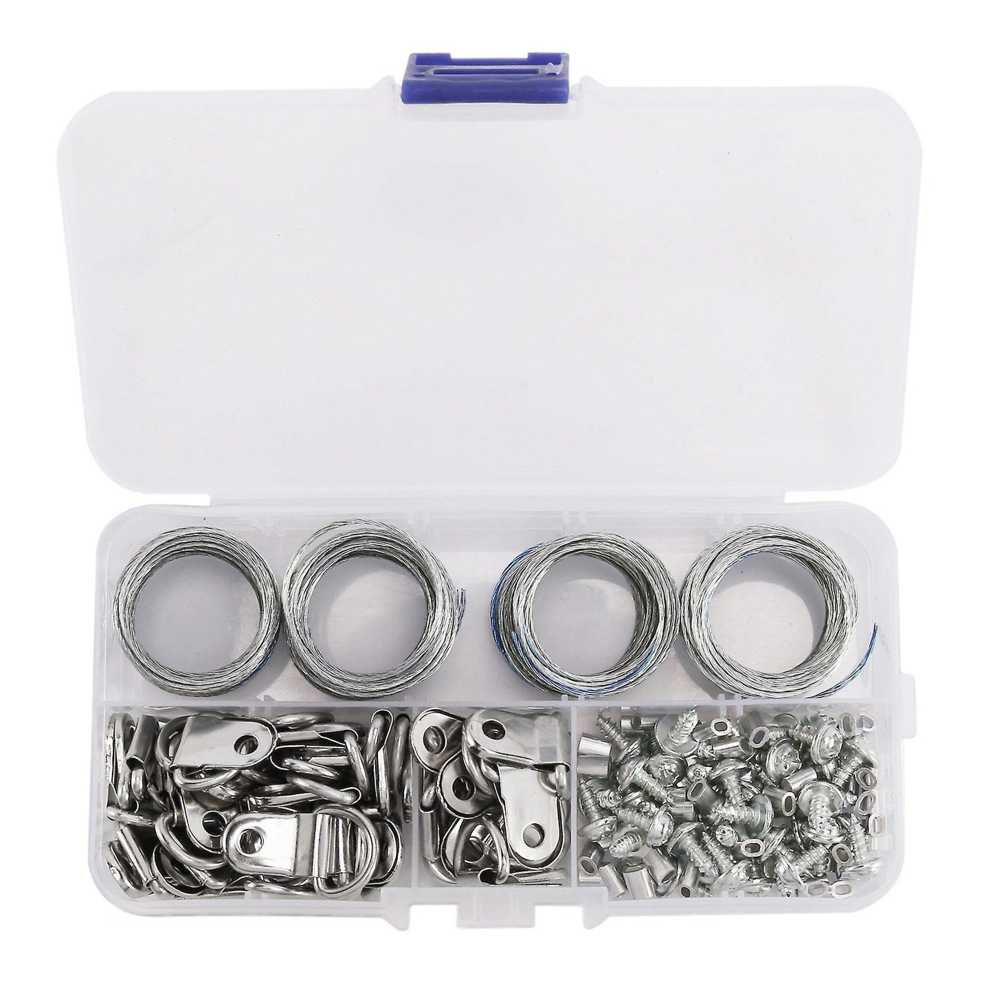 124pcs Picture Hanging Wire Kit,photo Frame Hanging Kit