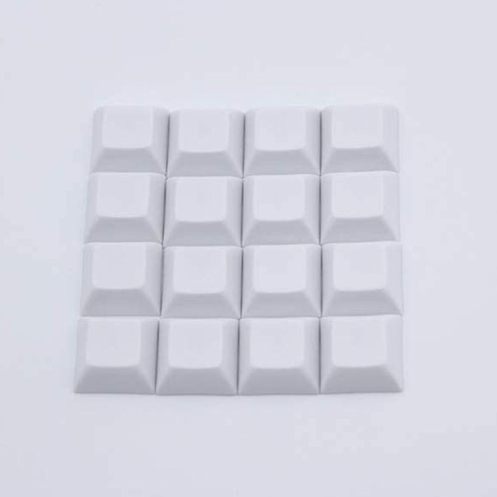 37 Pcs Pbt Dsa 1u Keycaps for Cherry Mx Custom Keycap Set,white