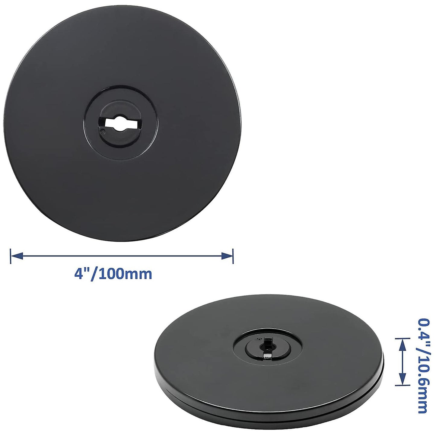 Acrylic Turntable Organizer Rotating Organizer Swivel Plate
