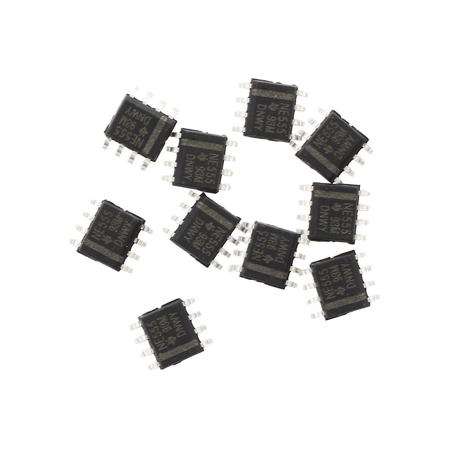 10pcs 8-pin Ic Smd Timer Ne555
