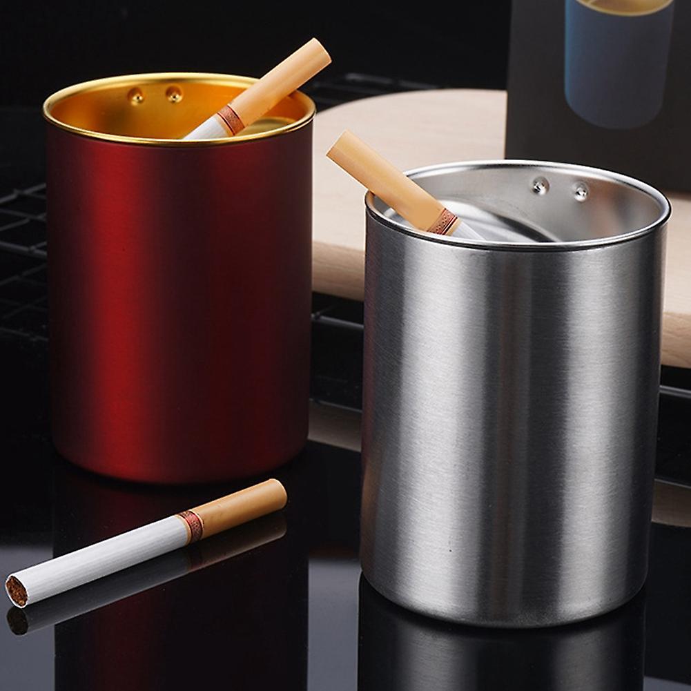 Table Stainless Steel Ashtray Car Ashtray Mini Tools Ashtray Case, D
