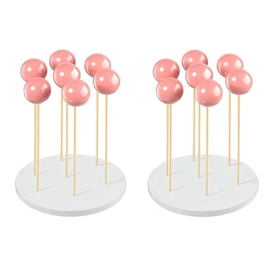 2pack Cake Stand - 7 Hole Lollipop Holder for Wedding, Birthday Party