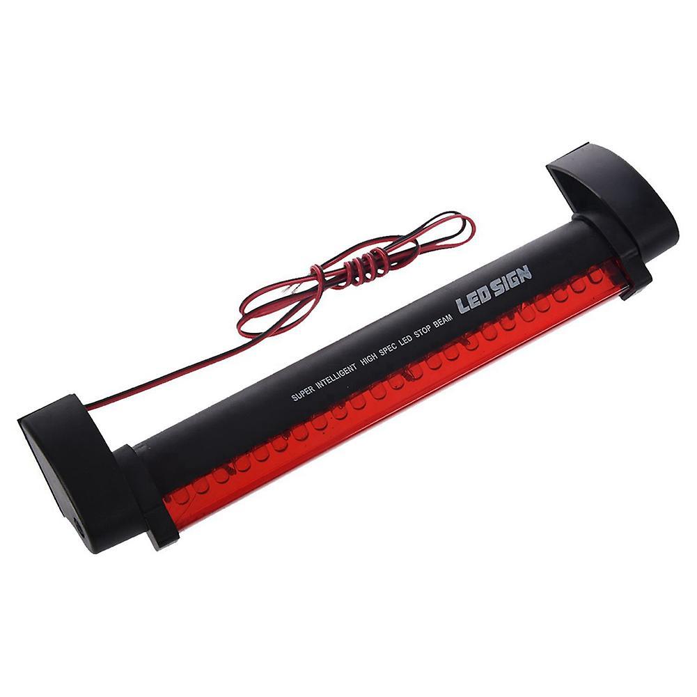 2x Red 24 Led Car Vehicle Third Brake Stop Tail Light Lamp Bar Dc 12v