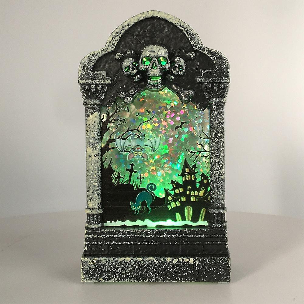 Halloween Bar Decoration Wind Lantern Small Tombstone Simulation D