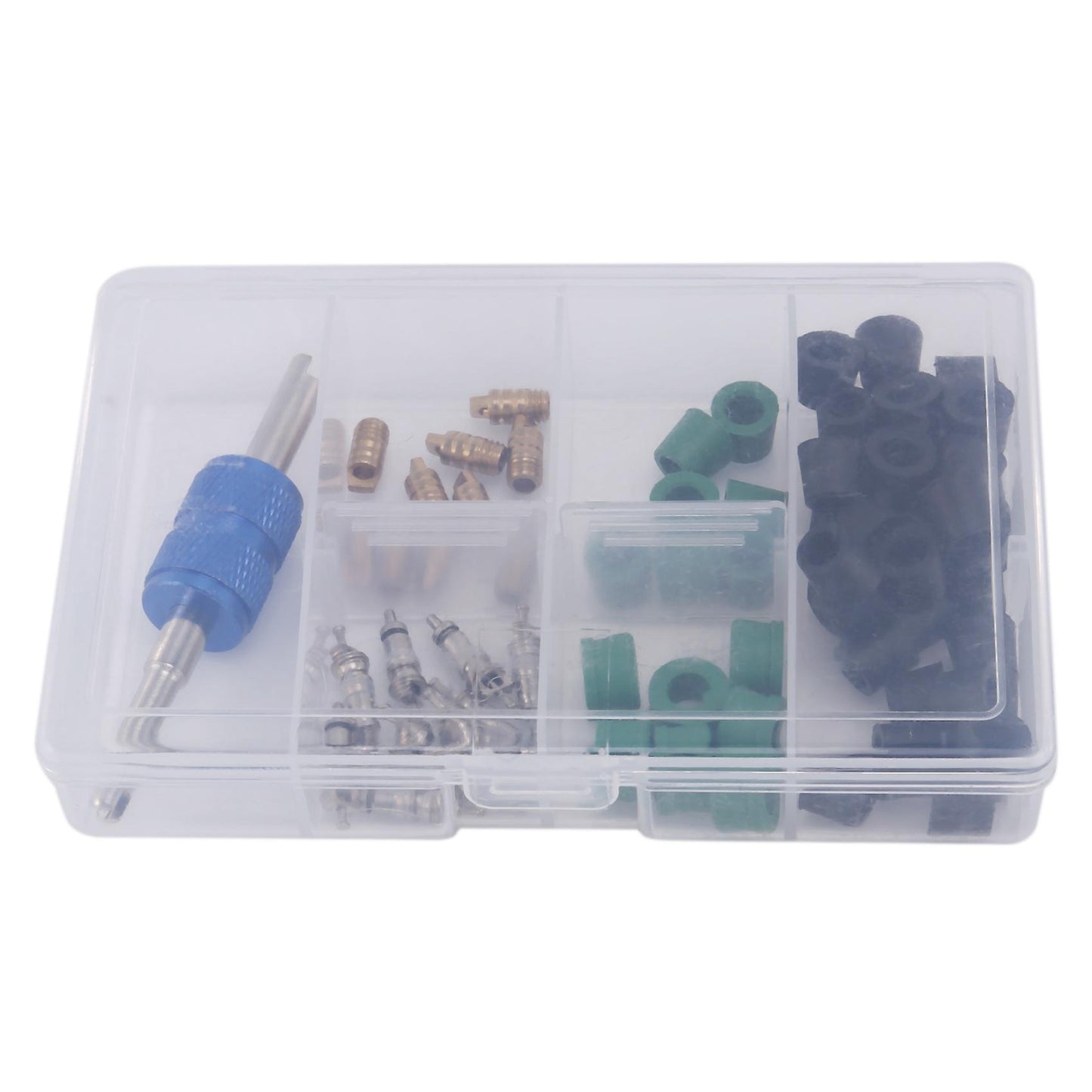 71pcs A/c Valve Core R12 / R134a Ac Master Valve Core Repair Kit