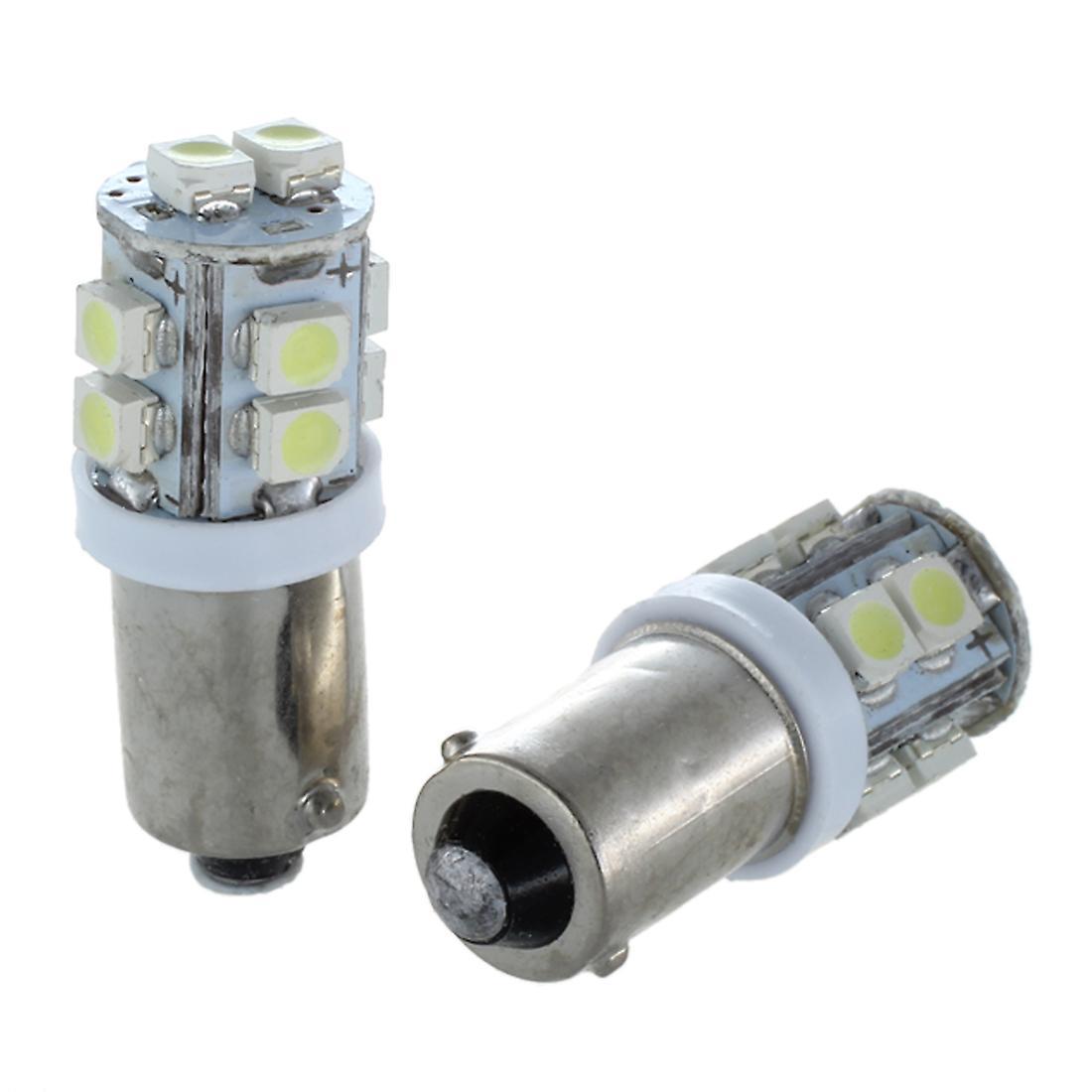 2x T11 Ba9s T4w 10-smd Xenon White Hi-power Led Side Light Lamp Bulb Car 12v Uk