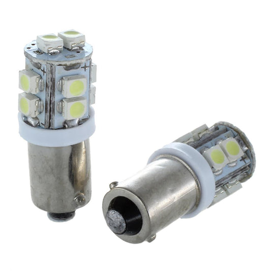 2x T11 Ba9s T4w 10-smd Xenon White Hi-power Led Side Light Lamp Bulb Car 12v Uk
